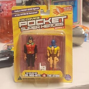New (DC Direct) Pocket Super Heroes: Dr. Mid-Nite & The Atom 2001 Sealed